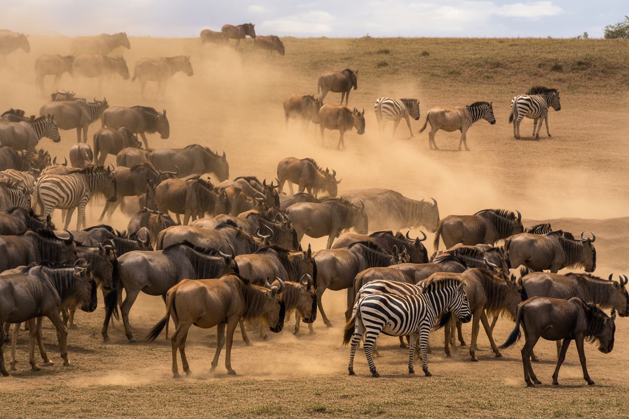 Wildlife encounter in Kenya
